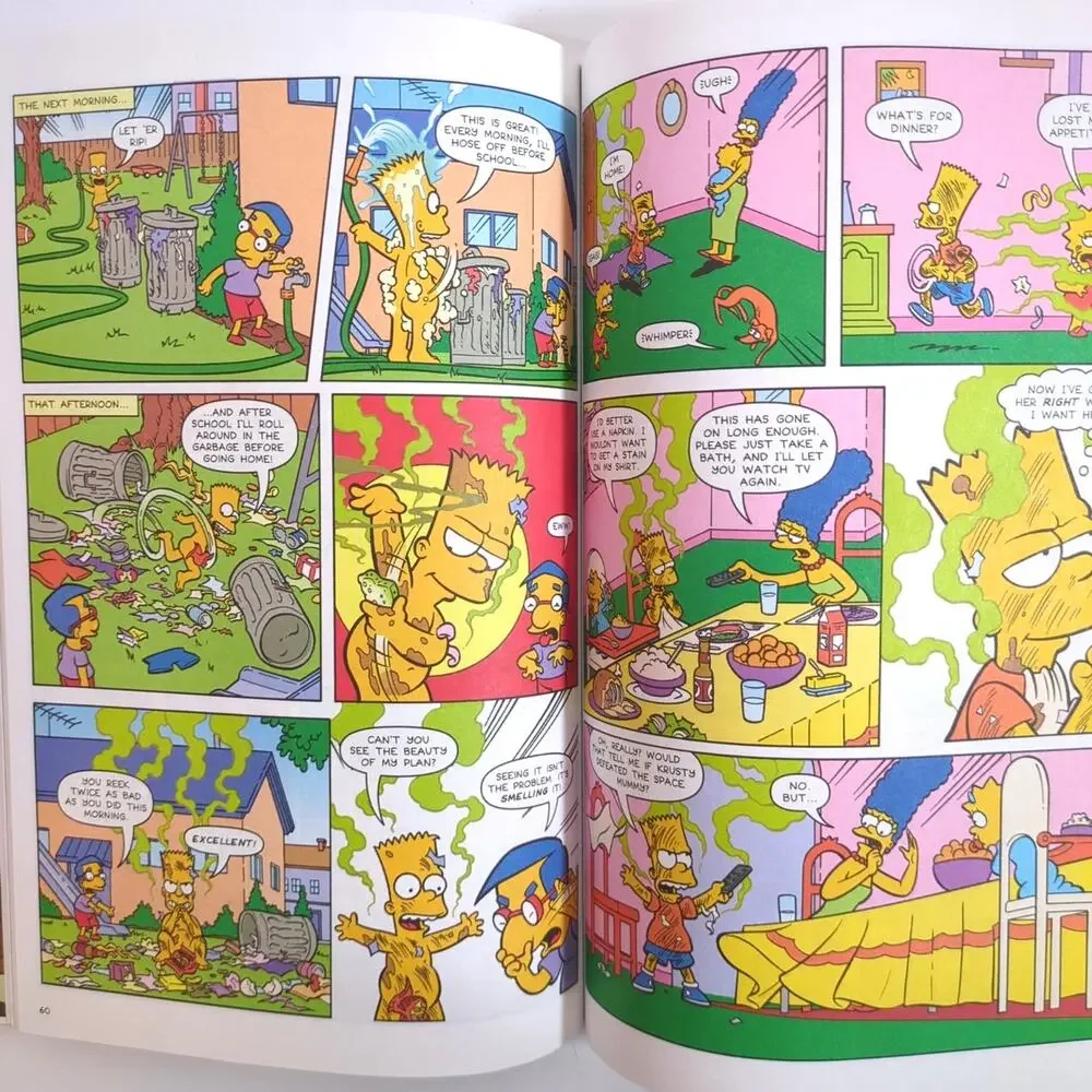 Big Brilliant Book of Bart Simpson Matt Groening 2008 Graphic Novel Harper